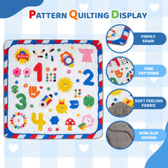 RONGFA play mat waterproof breathable top layer cleans easily