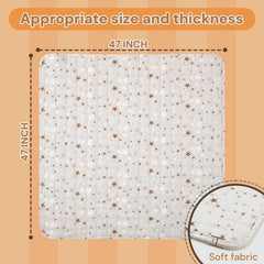 RongFa Teepee Tent Mat folded for easy storage and space-saving setup.