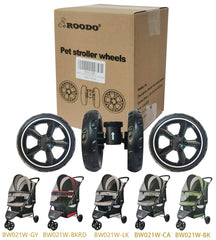 ROODO wheel set installation easy for quick upgrades without tools