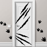 Roowest dinosaur footprints decals collection—easy DIY decor on walls and floors.
