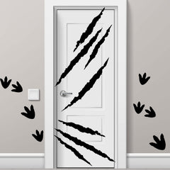Roowest dinosaur footprints decals collection—easy DIY decor on walls and floors.