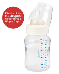 ROPOSY baby bottle cap closure showing easy-to-seal design for leak prevention