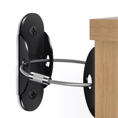 RORMGO anti-tip anchors six-pack in packaging shown for safe furniture security