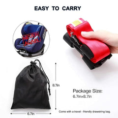 ROSROSE toddler travel accessory in use during boarding for secure seating