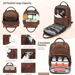ROSEGIN diaper bag foldable changing pad ready for on-the-go diaper changes
