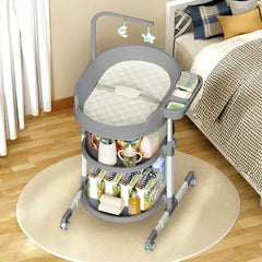 ROUTTOON diaper changing station base features a sturdy frame for stable daily use.