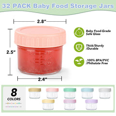 RowinsyDD jars with graduated lines aid precise portions.