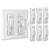 Roxiuc clear switch cover packaging shows included screws for easy installation