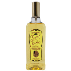 Royal Violets bottle pour delivers gentle refreshment for baby skin.