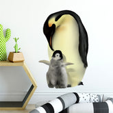 RoyoLam penguin decal sheet brightens nursery walls for cheerful spaces