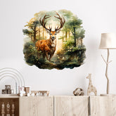RoyoLam deer forest wall decal packaging roll for quick setup