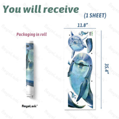 royolam sea creatures wall decal used in classroom or playroom for imaginative play.