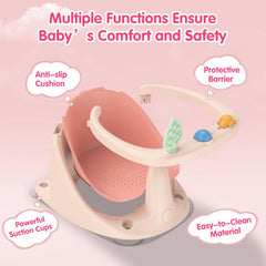 RPTGH bath seat showing wrap-around armrests for secure sitting