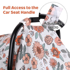 Rquiet baby carrier cover demonstrates 360-degree protection for outings.