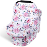 Rquiet car-seat-cover-baby-nap provides a soft breathable nap space on the go