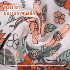 Rquiet infant canopy shows breathable muslin design for privacy and airflow.