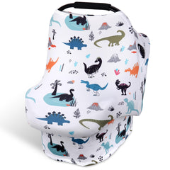 Rquite all-in-1 car seat cover canopy provides private, breathable space for baby.