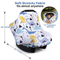 Rquite nursing cover provides private, breathable feeding space on the go.