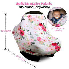Rquite car seat cover for breastfeeding privacy in public settings.
