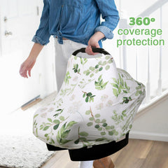 Rquite nursing cover size with top opening provides easy baby peeks and airflow.