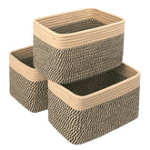 R RUNKA camel front view—compact basket for bathroom storage