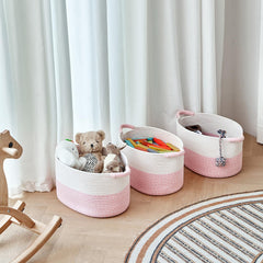 R RUNKA storage basket bohemian weave adds stylish storage