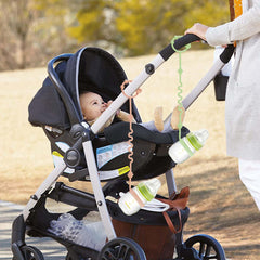 RTMOK sippy cup strap on a high chair prevents drops at mealtime.