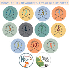 RubyRoo Baby first holidays stickers add festive moments to baby albums