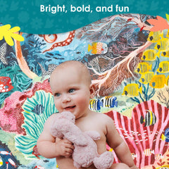 Rudie Nudie play mat shows soft cotton top for tummy time comfort