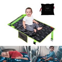 RUIMIX Toddler Airplane Bed folded for travel and easy packing.