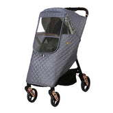 Ruiqas universal-stroller-rain-cover ready-fit keeps your baby dry in rain.
