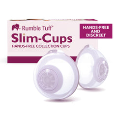 Rumble Tuff Slim Cups 5oz collection cups shown for efficient milk collection.