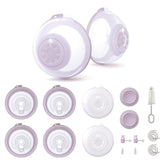 Rumble Tuff Slim Cups discreet pump setup for hands-free pumping during daily routines