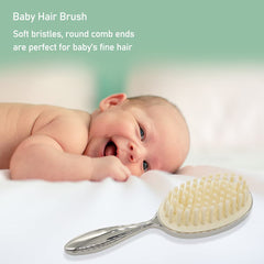 RUMIUSE bear brush closeup highlights soft bristles that prevent shedding