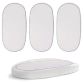 Runhike changing pad liner 3-pack shown for easy, clean diaper changes.
