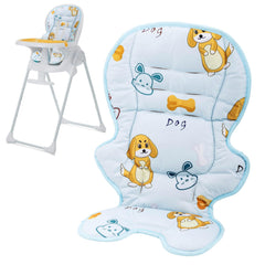 Runhike high chair cover replacement front ice fabric provides gentle touch and cool comfort for baby.