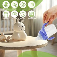 Runhike Lansinoh bottle handles BPA-free and dishwasher-safe for simple cleaning.