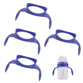 Runhike Lansinoh bottle handles purple pack front showing ergonomic grip for tiny hands.