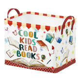 Runtoo Cool Kids Read Bins holding books for easy access.