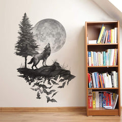 Runtoo Moon wall sticker bedroom decor adds a calming celestial vibe.