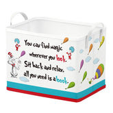 Runtoo Read Book Bin with balloon quote design boosts imaginative reading sessions for kids.
