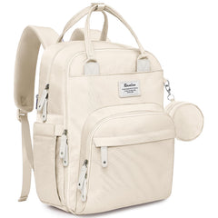 RUVALINO Diaper Backpack main compartments offer organized space for baby essentials on the go.