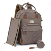 RUVALINO diaper bag backpack foldable changing mat for quick diaper changes