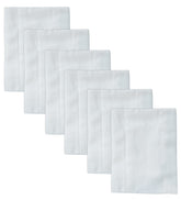 RUVANTI birdseye prefold diaper 10-pack neatly folded for easy diapering