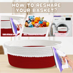 RVEAFA basket dimensions 12x8x5 inches suitable for small gifts