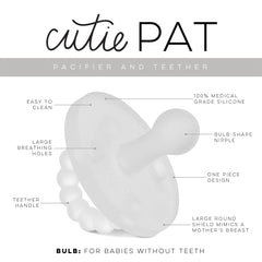 Ryan & Rose Cutie PAT teether handle aiding grip and gum comfort