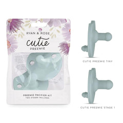 Ryan & Rose Cutie PAT teether hideaway binky shown for on-the-go soothing and easy storage