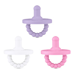 Ryan & Rose Cutie PAT Bliss packaging with all-in-one teether and pacifier for growing babies