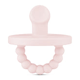 Ryan & Rose Cutie PAT Slant Pacifier Pink with a soothing slant nipple for calmer feedings.