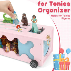 RZYLKA Tonies box organizer compatible with Toniebox 1/2 player for tidy setup.